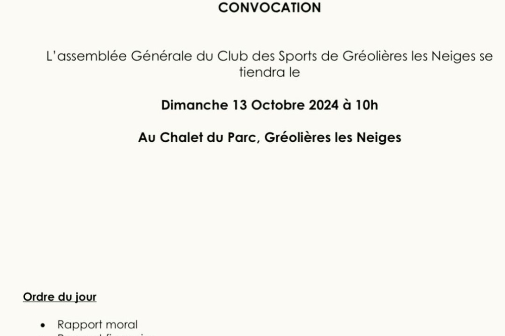 Assemblée Générale